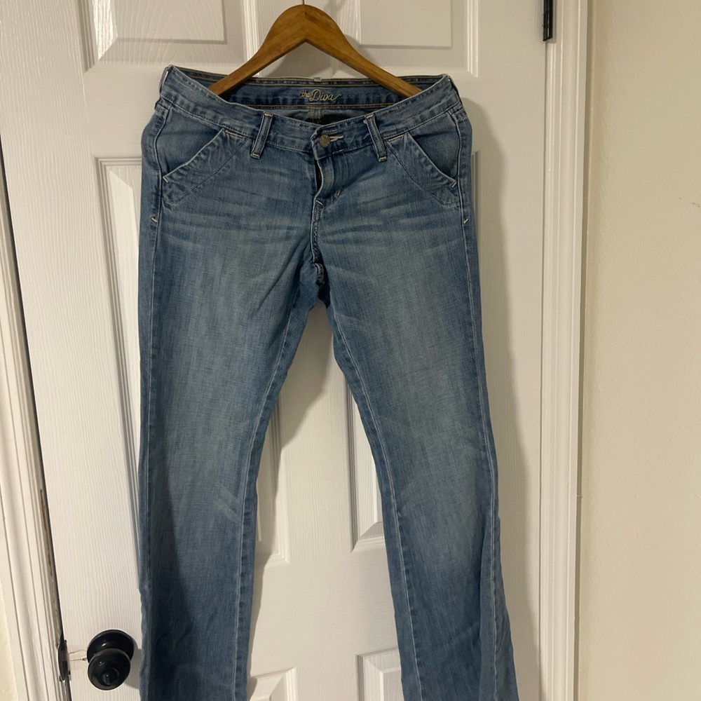 Diva Light Blue Flare Jeans